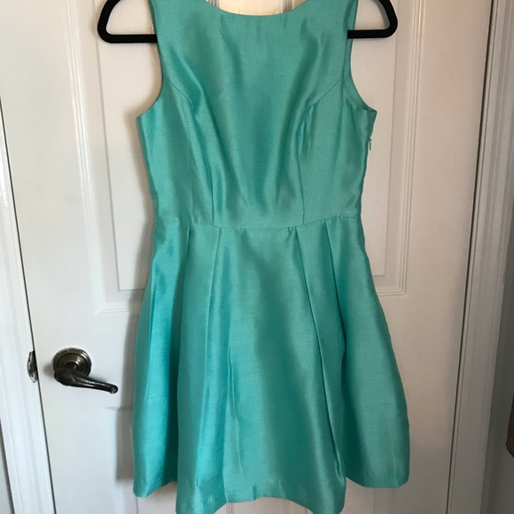 Mint Blueish Open Back Dress - Picture 2 of 7
